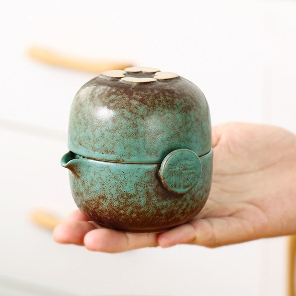 Korean Tea Set - طقم شاي سيراميك بسيط 2 في