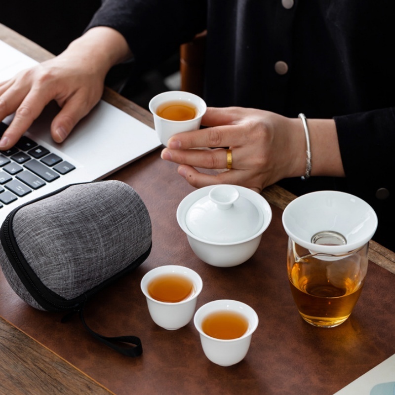Korean Tea Set - طقم شاي كونغ فو صيني محمول