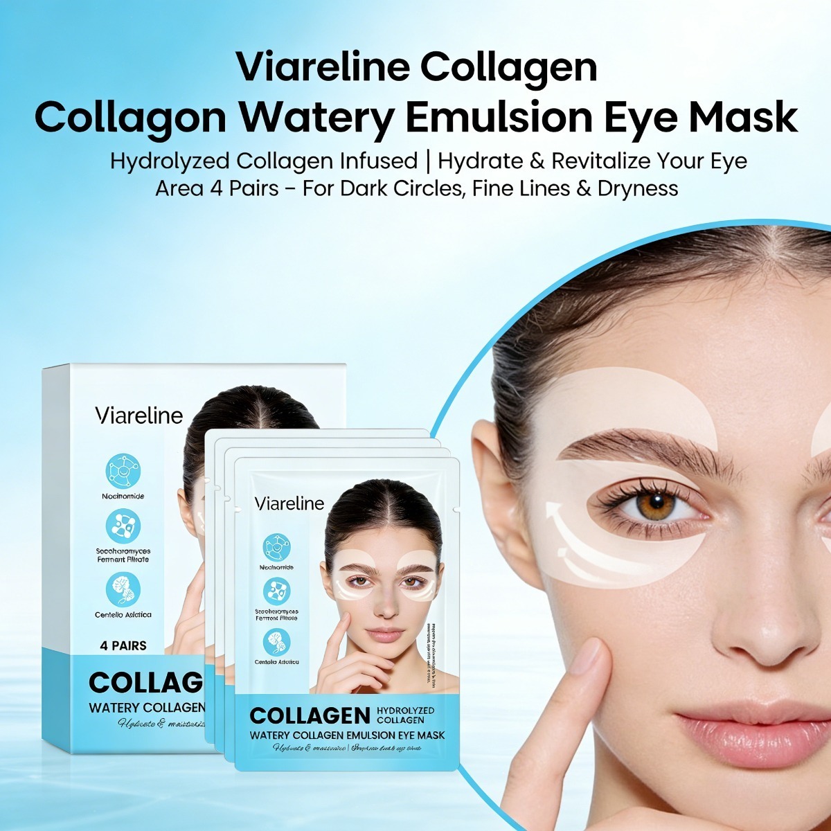 Sheet Mask Collagen - لصقات الكولاجين للعين تقلل من الخطوط