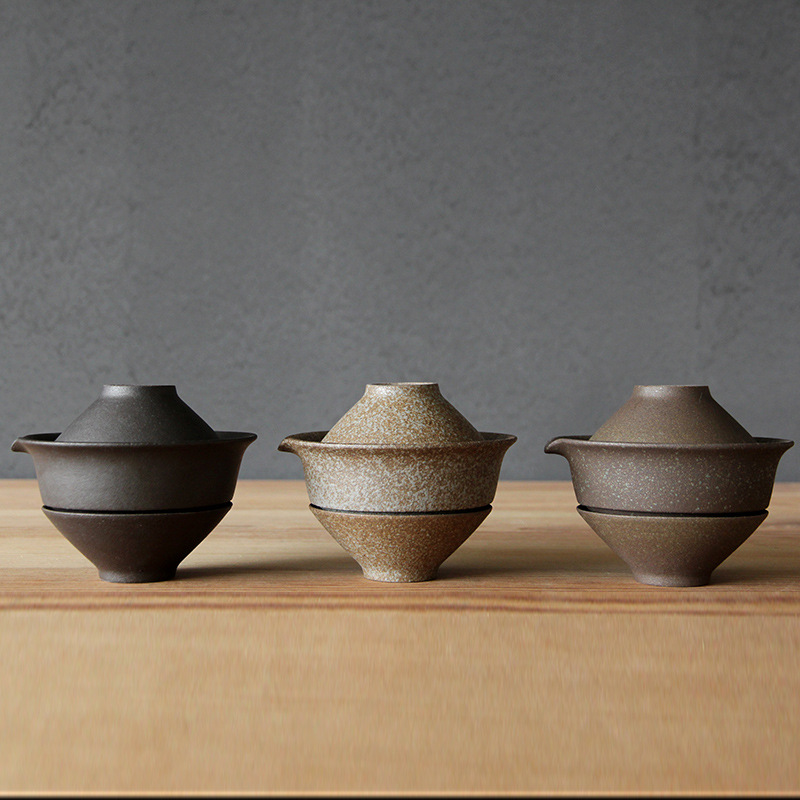 Korean Tea Set - إبريق شاي سيراميك ياباني مع طقم