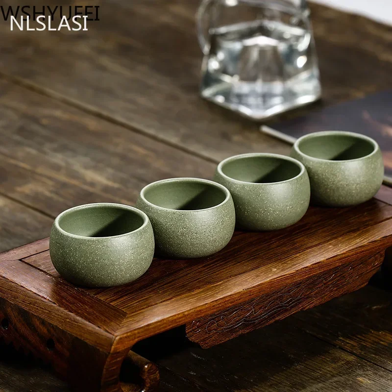 Korean Tea Set - 2 قطعة/المجموعة ييشينغ بوتيك الأرجواني الطين