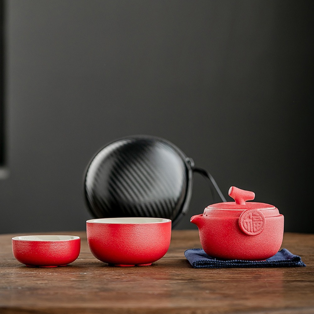 طقم شاي سيراميك بسيط 2 في 1 مع - مراجعة Korean Tea Set وسعره
