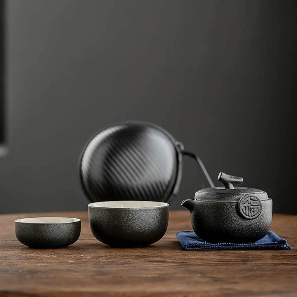 طقم شاي سيراميك بسيط 2 في 1 مع - مراجعة Korean Tea Set وسعره