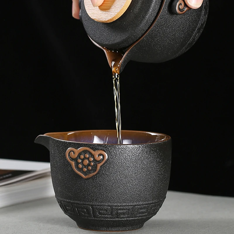 المحمولة الصينية السيراميك إبر - مراجعة Korean Tea Set وسعره