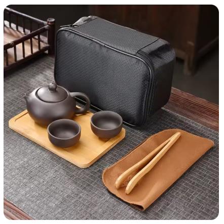 طقم شاي من الطين الأرجواني للس - مراجعة Korean Tea Set وسعره