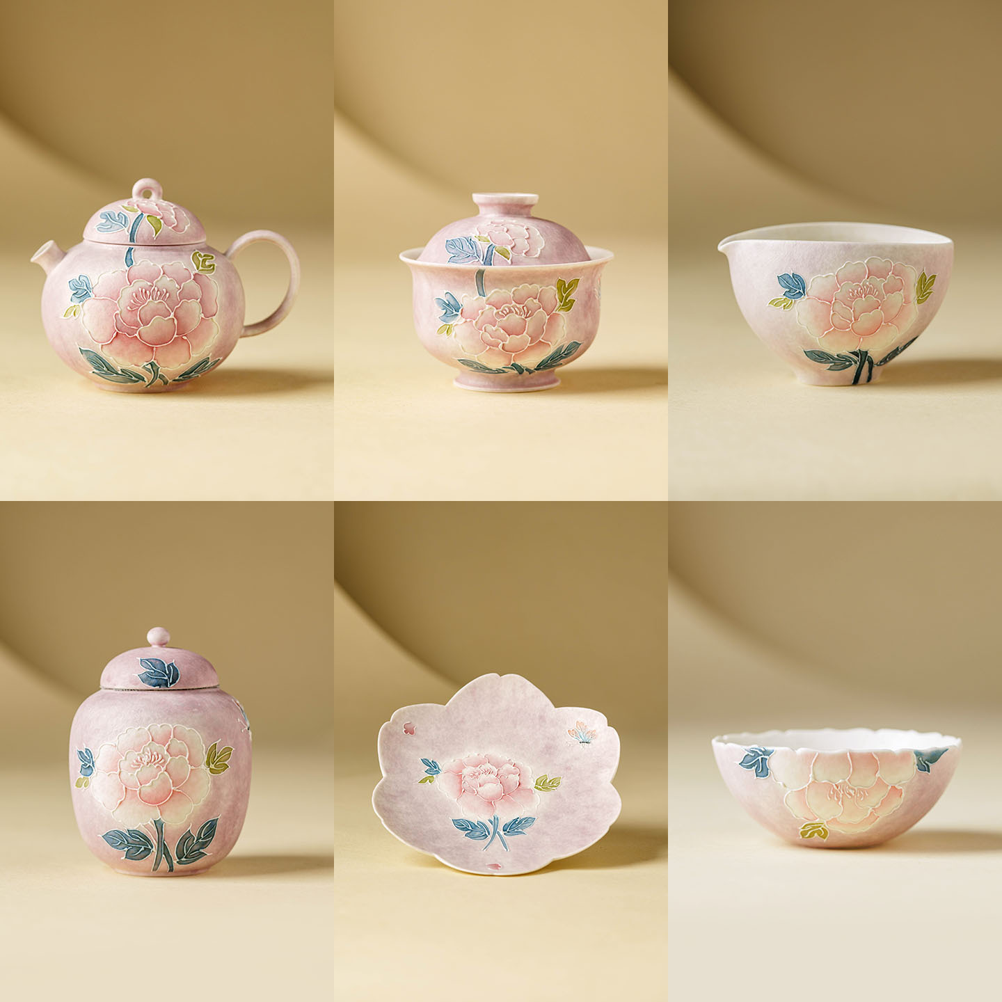 طقم شاي صيني تقليدي من البورسل - مراجعة Korean Tea Set وسعره