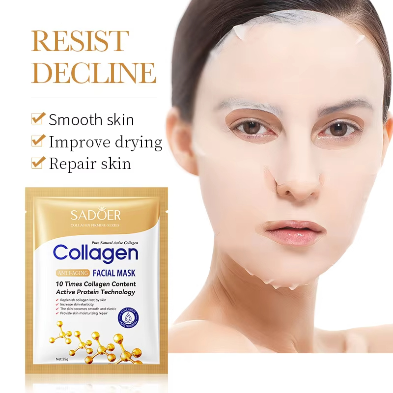 5/10/20/30 قطعة قناع وجه كوري  - مراجعة Sheet Mask Collagen وسعره