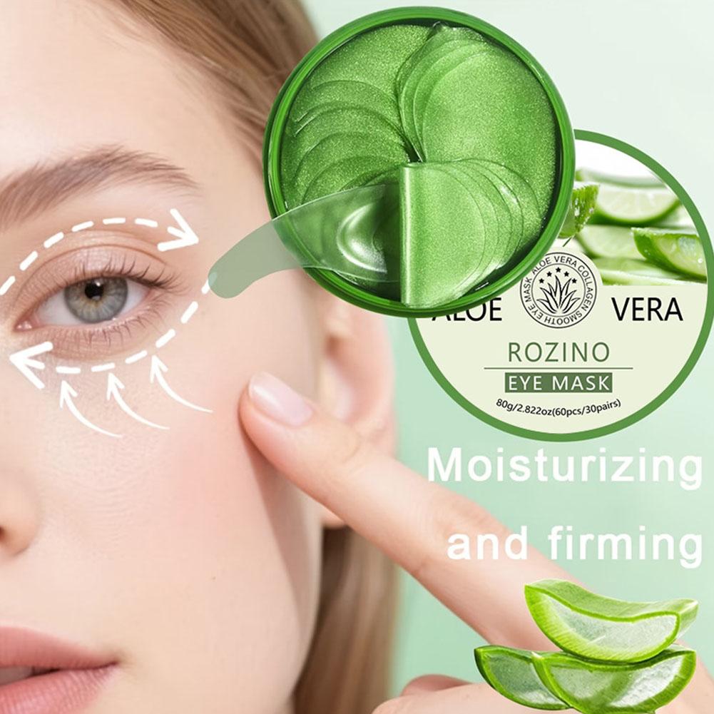 60 قطعة من أقنعة العين بالصبار - مراجعة Sheet Mask Collagen وسعره