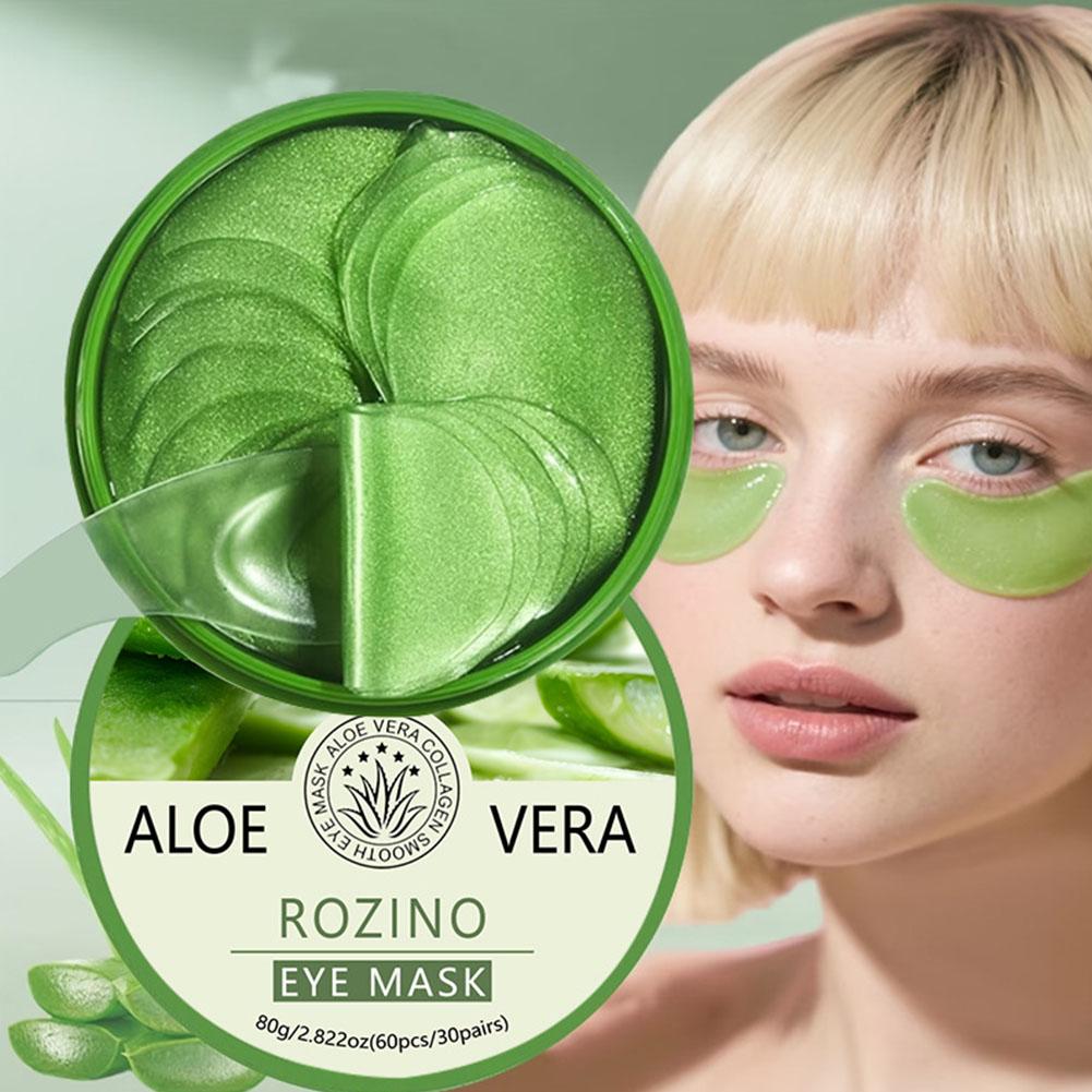 60 قطعة من أقنعة العين بالصبار - مراجعة Sheet Mask Collagen وسعره