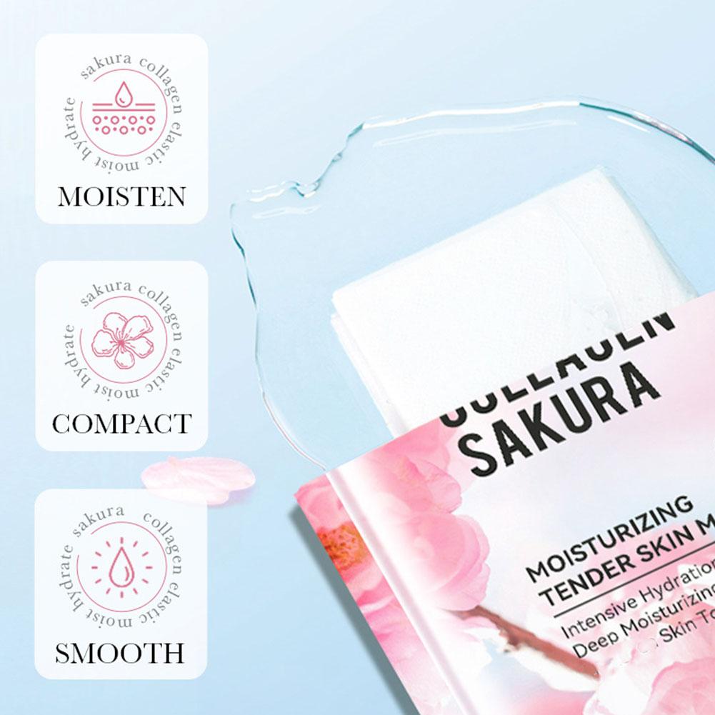 5 قطعة قناع الوجه الكولاجين سا - مراجعة Sheet Mask Collagen وسعره