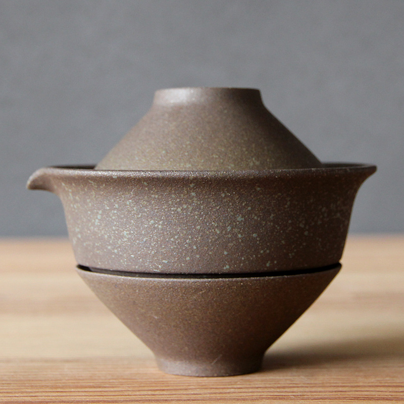 إبريق شاي سيراميك ياباني مع طق - مراجعة Korean Tea Set وسعره