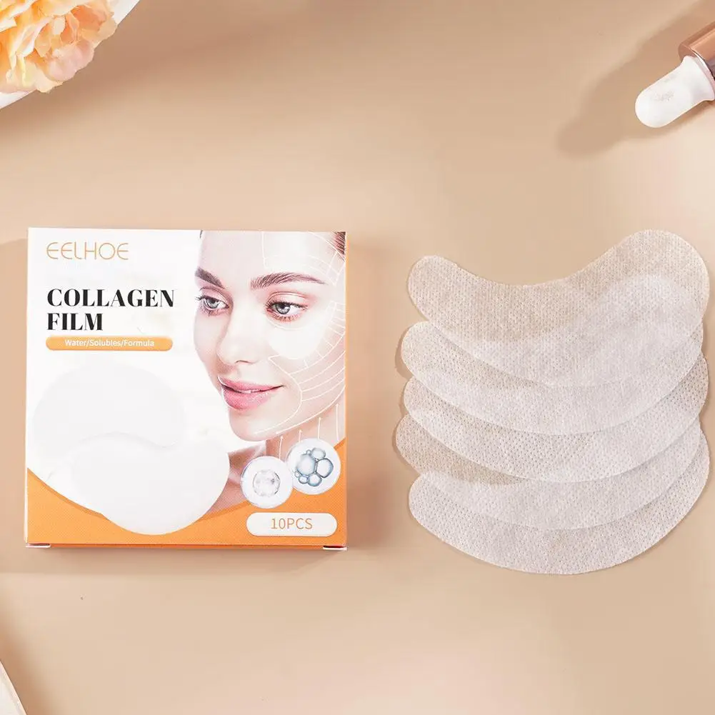 5/10 أزواج من أقنعة العين القا - مراجعة Sheet Mask Collagen وسعره