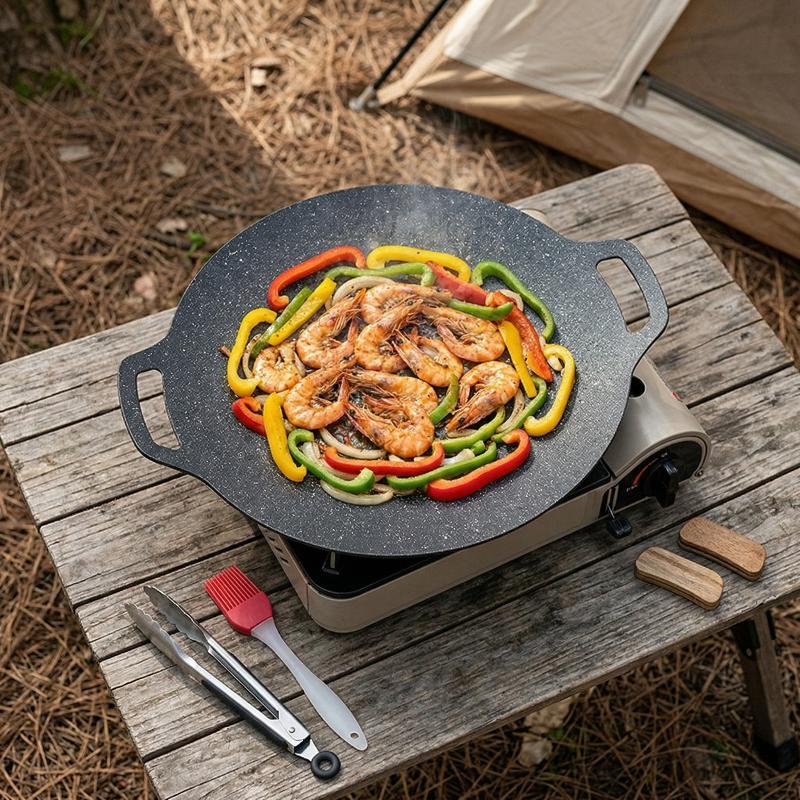 مقلاة شواء من حجر مايفان، وعاء - مراجعة Korean Bbq Grill وسعره